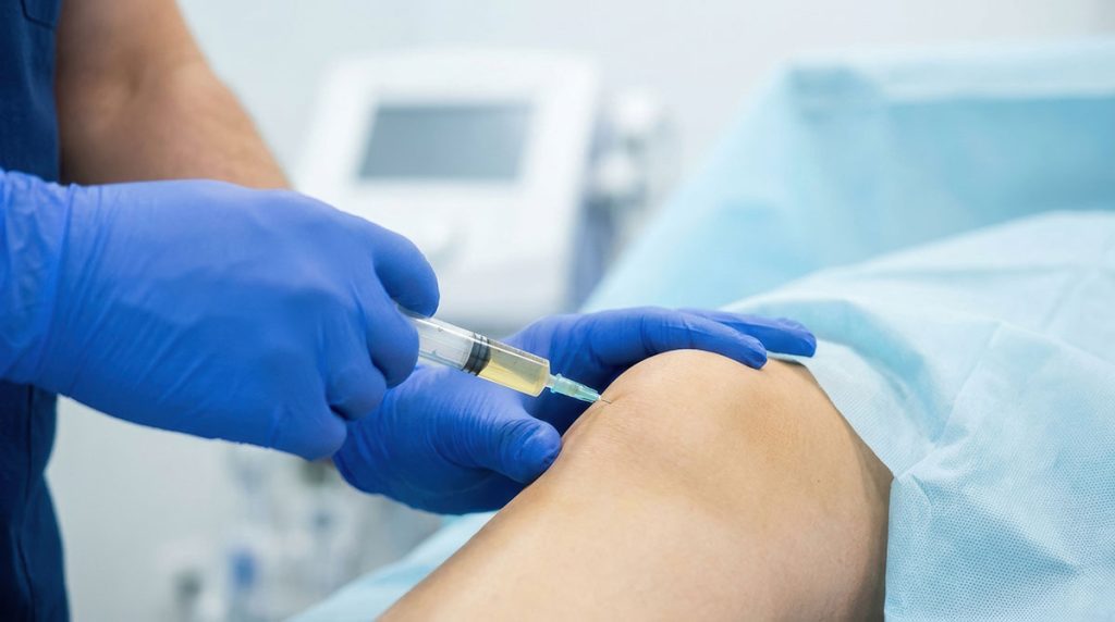 Watching the time between knee-injection appointments